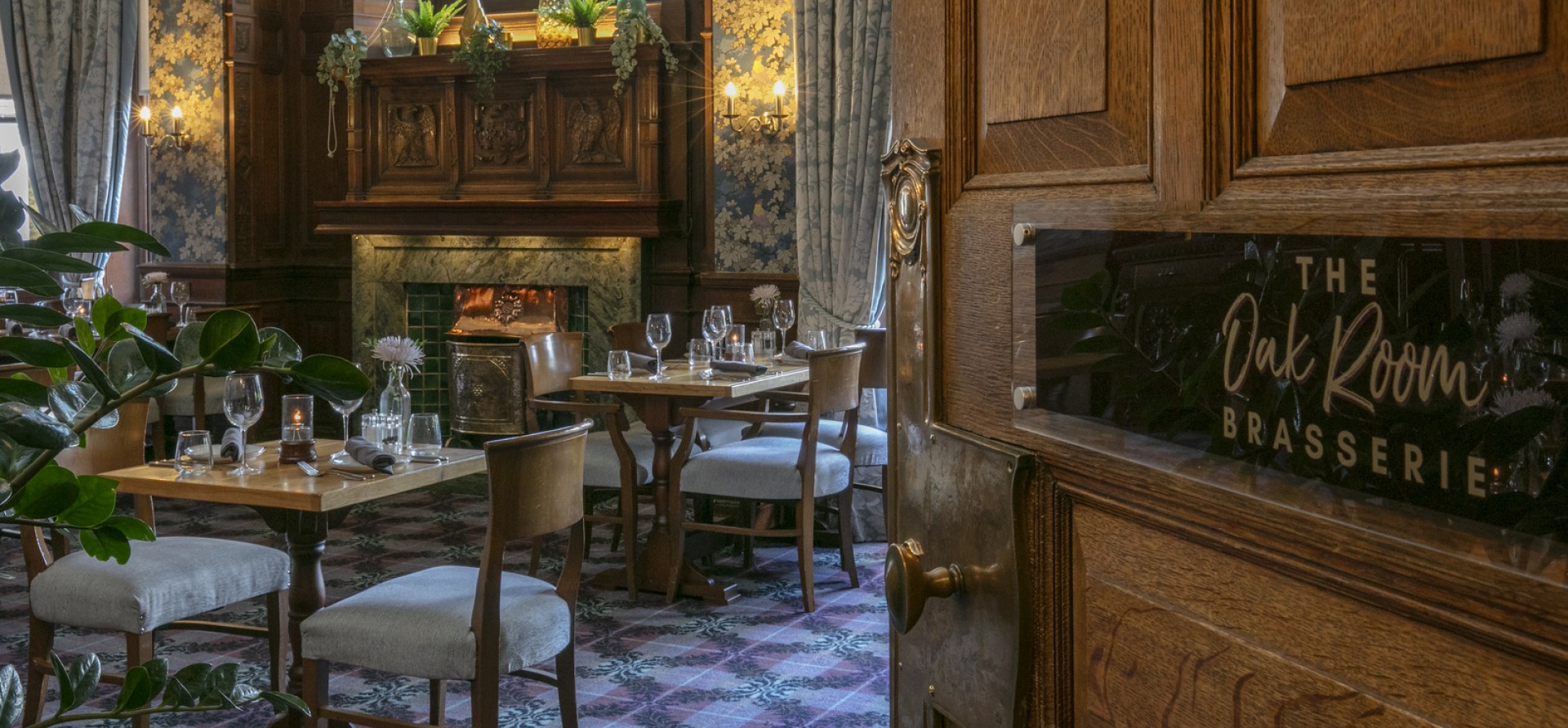 The Oak Room Brasserie  Dine at Moor Hall Hotel & Spa in Sutton